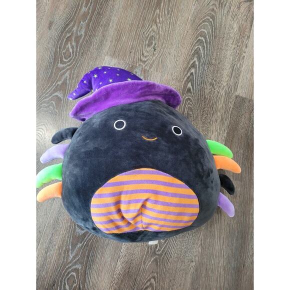 Squishmallow gildie Spider Black 2022 Halloween Stuffed Animal 8" #4 - Picture 1 of 3